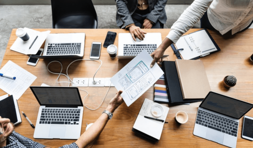 Picture of teamworking
