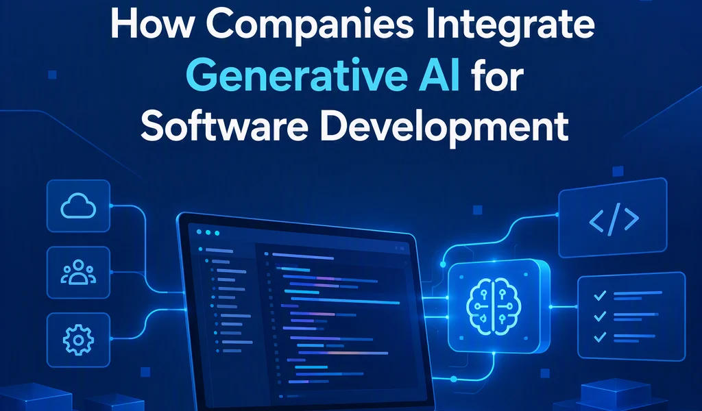How Companies Integrate Generative AI for Software Development